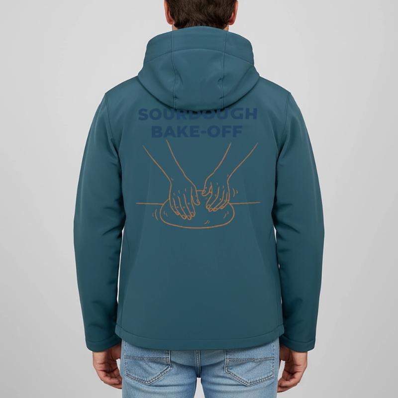 Sourdough Bake Off Bread Baking Baker Bread Making Men’s Recycled Softshell Jacket by Stanley/Stella