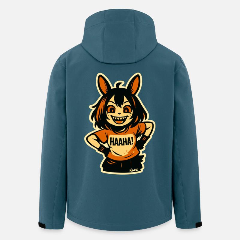 Mitternachts-Schalk-Wolfs-Sprite - Recycelte Männer Softshell-Jacke Discoverer von Stanley/Stella - Dunkles Petrol