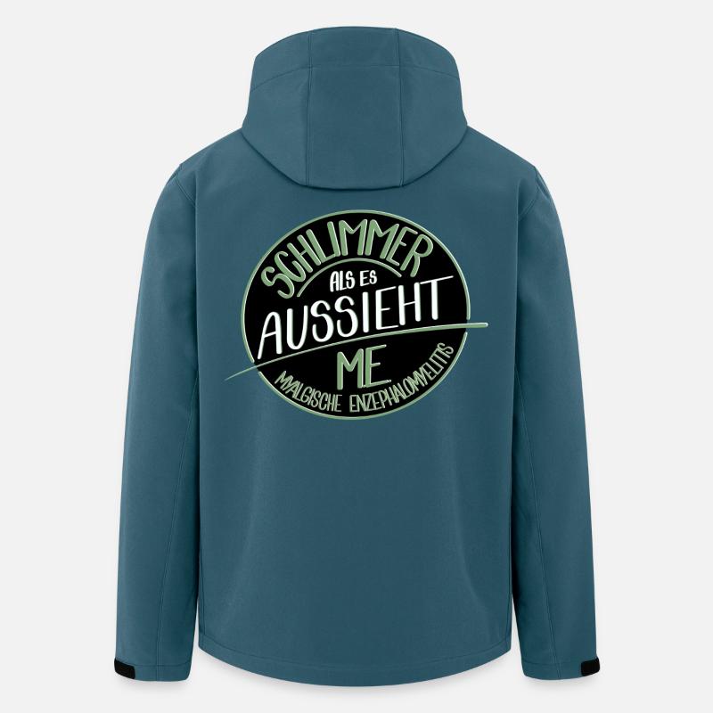 Schlimmer als es aussieht, M.E.  - Recycelte Männer Softshell-Jacke von Stanley/Stella - Dunkles Petrol