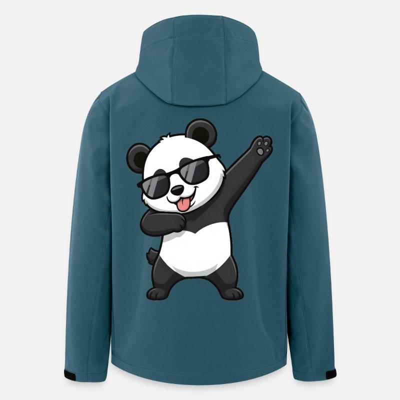 Dabbing Panda - Men’s Recycled Softshell Jacket by Stanley/Stella - stargazer