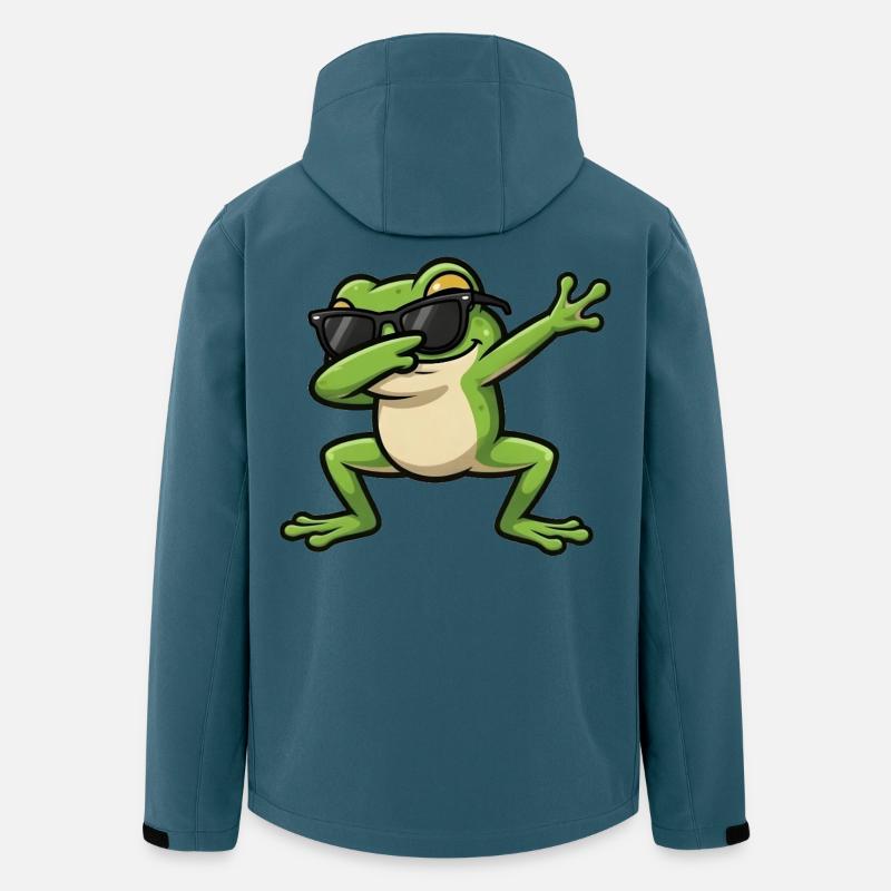 Dabbing Frog - Men’s Recycled Softshell Jacket by Stanley/Stella - stargazer