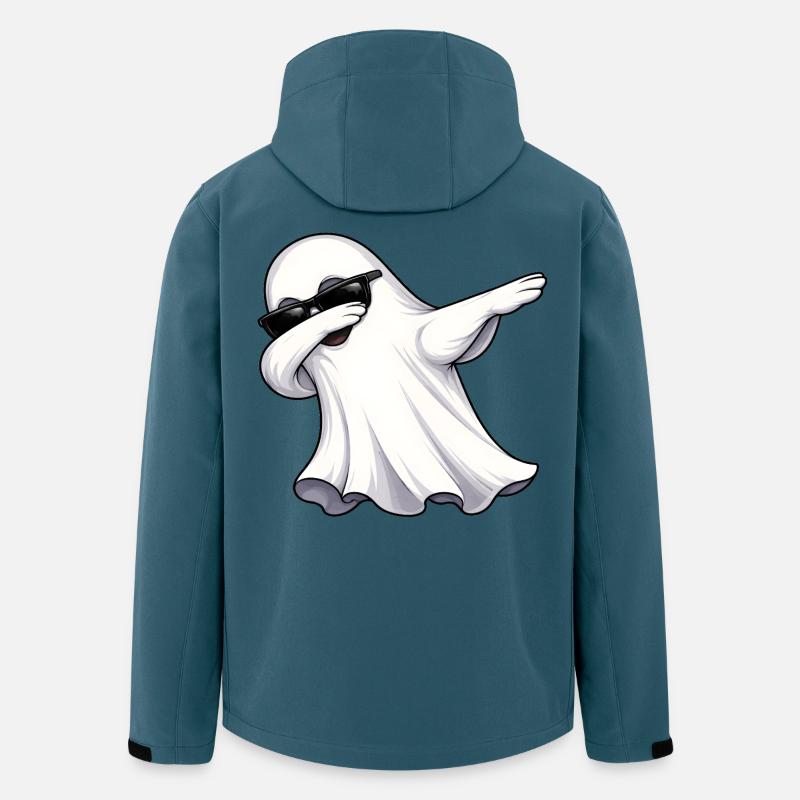 Dabbing Ghost - Men’s Recycled Softshell Jacket by Stanley/Stella - stargazer