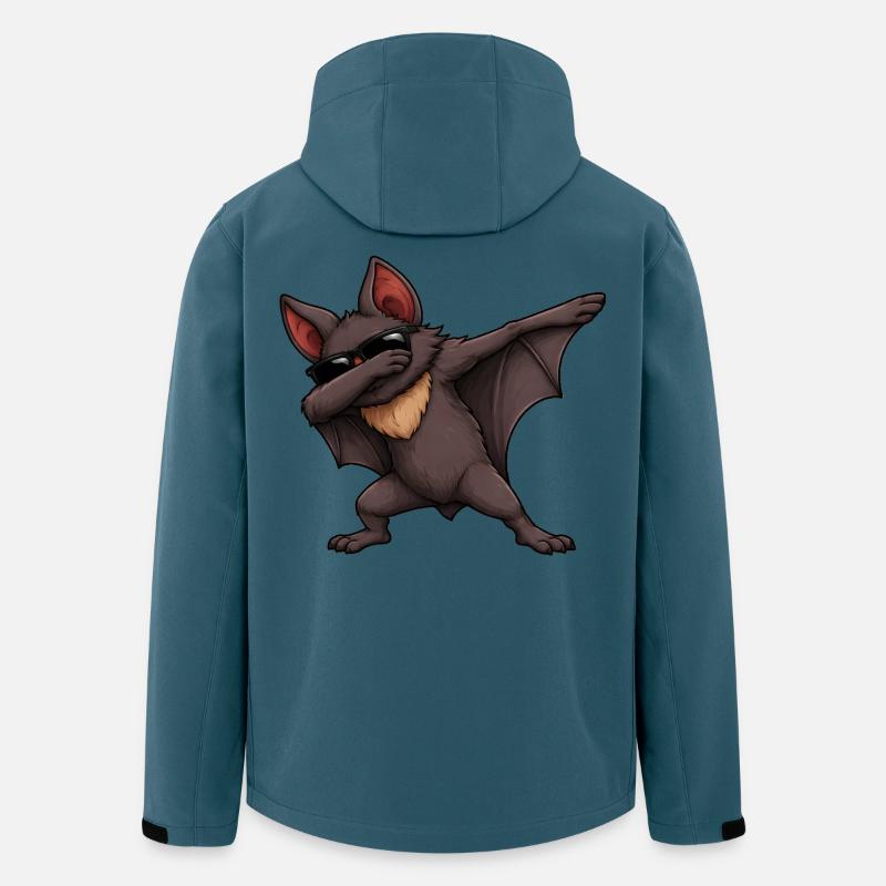 Dabbing Bat - Stanley/Stella Men's Recycled Softshell Jacket DISCOVERER - stargazer