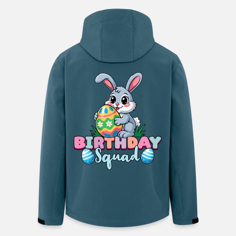 Birthday Squad Happy Easter Bunny Spring - Men’s Recycled Softshell Jacket by Stanley/Stella - stargazer