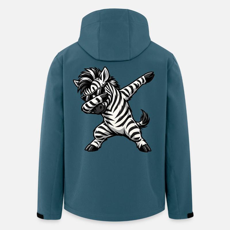 Dabbing Zebra - Men’s Recycled Softshell Jacket by Stanley/Stella - stargazer