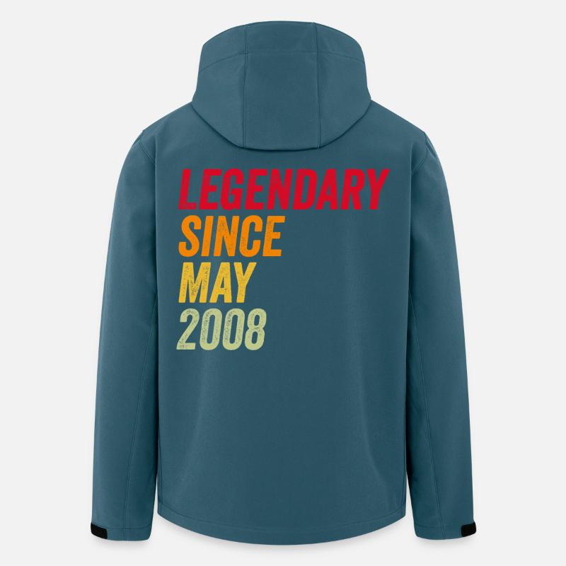 18th birthday 18 years May 2008 - Men’s Recycled Softshell Jacket by Stanley/Stella - stargazer