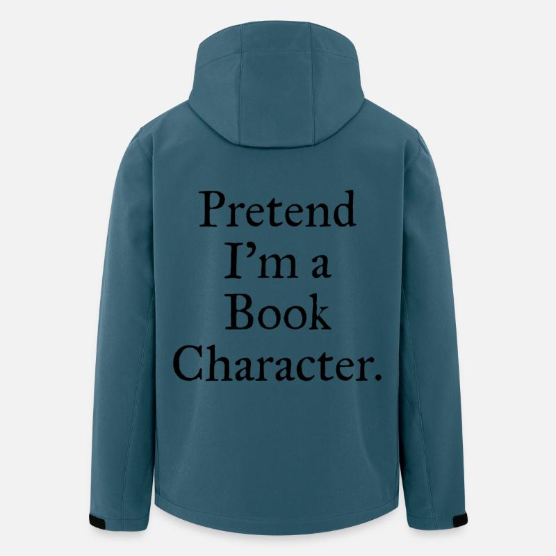 Pretend I'm A Book Character Funny Reading - Men’s Recycled Softshell Jacket by Stanley/Stella - stargazer