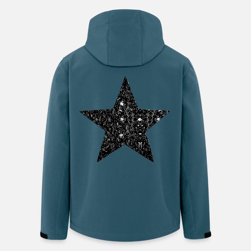 Glimmernder Stern aus Funkelstaub - Recycelte Männer Softshell-Jacke von Stanley/Stella - Dunkles Petrol