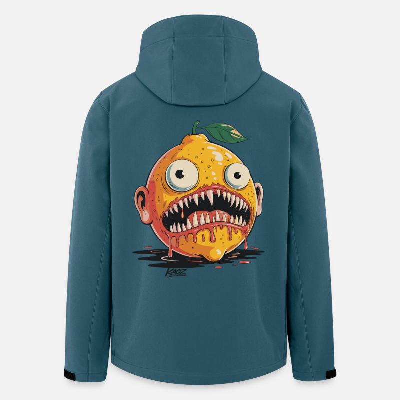 Monstre des Agrumes du Cauchemar - Veste softshell homme en polyester recyclé Stanley/Stella - bleu pétrole foncé