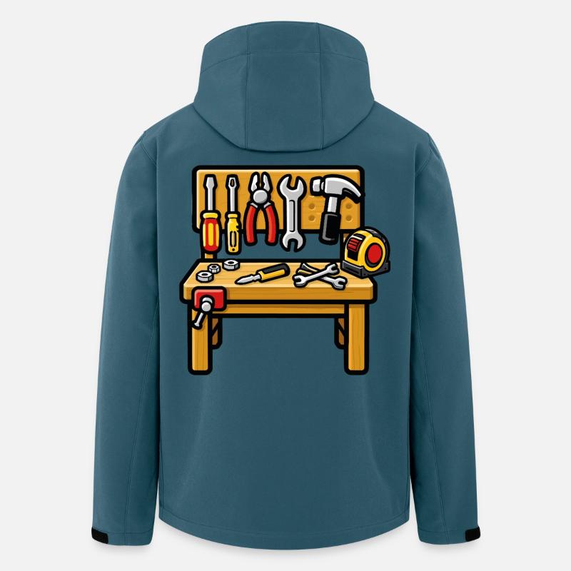 DIY workshop workbench - Men’s Recycled Softshell Jacket by Stanley/Stella - stargazer