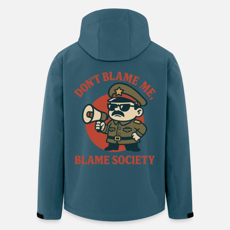 Dont Blame Me Sheriff - Men’s Recycled Softshell Jacket by Stanley/Stella - stargazer