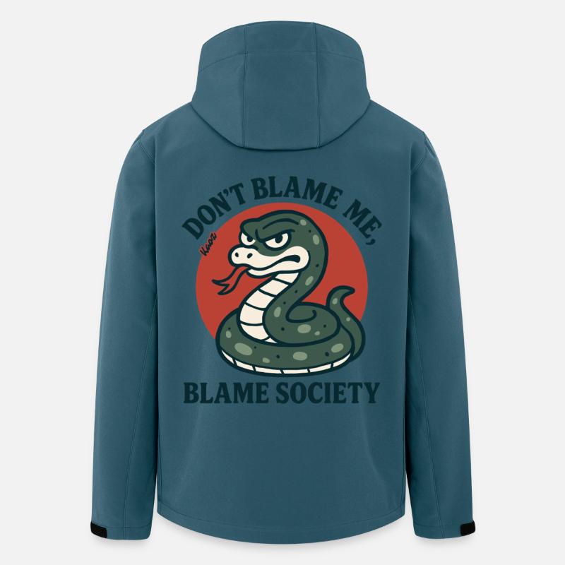 Don't Blame Me Snake - Men’s Recycled Softshell Jacket by Stanley/Stella - stargazer
