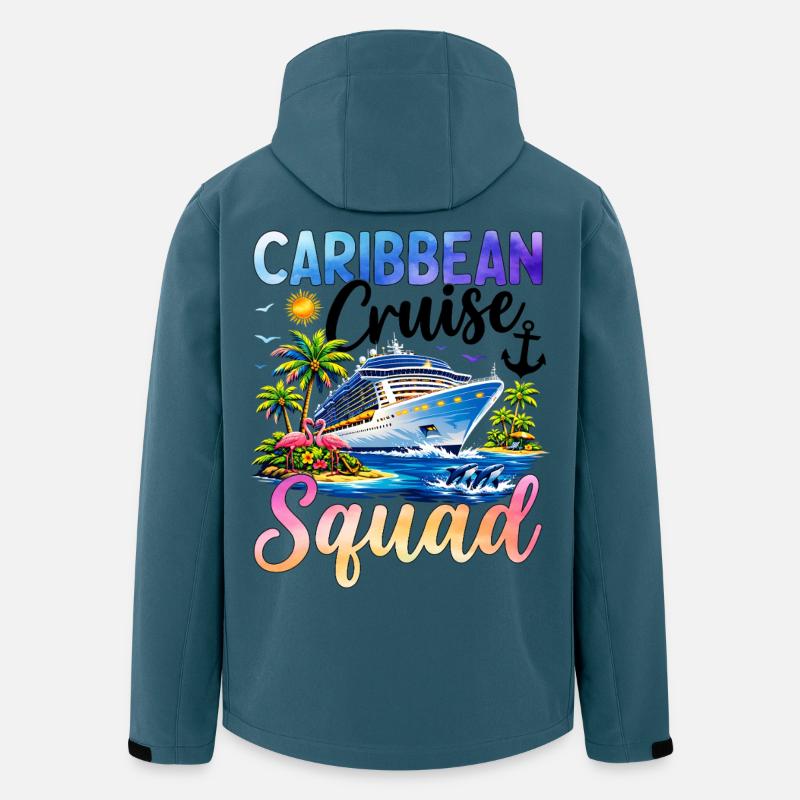 Caribbean Cruise Squad - Recycelte Männer Softshell-Jacke von Stanley/Stella - Dunkles Petrol