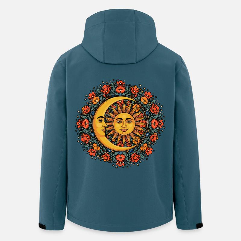 Litha Pagan Summer Solstice Midsummer Midsommar - Men’s Recycled Softshell Jacket by Stanley/Stella - stargazer