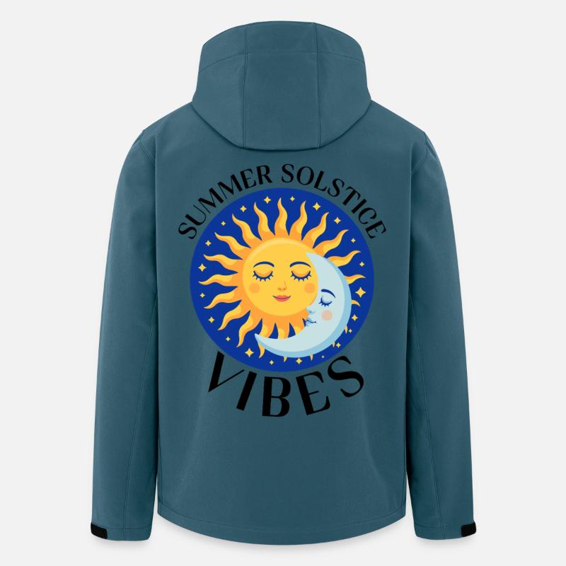 Litha Pagan Summer Solstice Midsummer Midsommar - Men’s Recycled Softshell Jacket by Stanley/Stella - stargazer