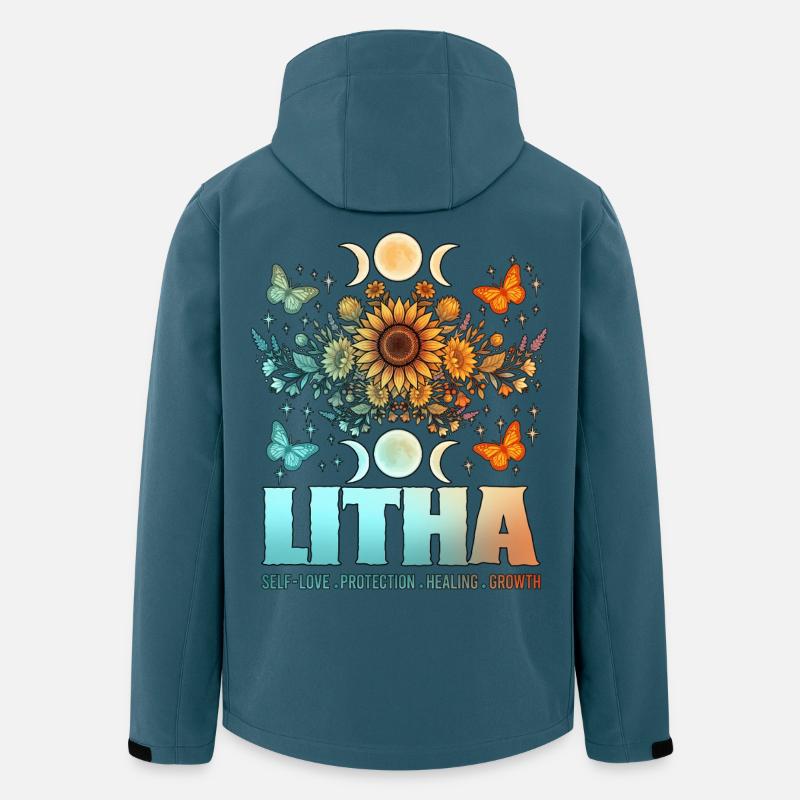 Litha Pagan Summer Solstice Midsummer Midsommar - Men’s Recycled Softshell Jacket by Stanley/Stella - stargazer