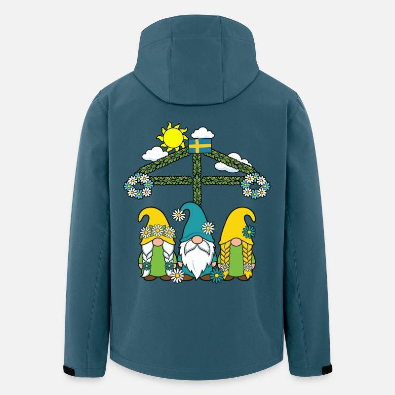 Litha Pagan Summer Solstice Midsummer Midsommar - Men’s Recycled Softshell Jacket by Stanley/Stella - stargazer