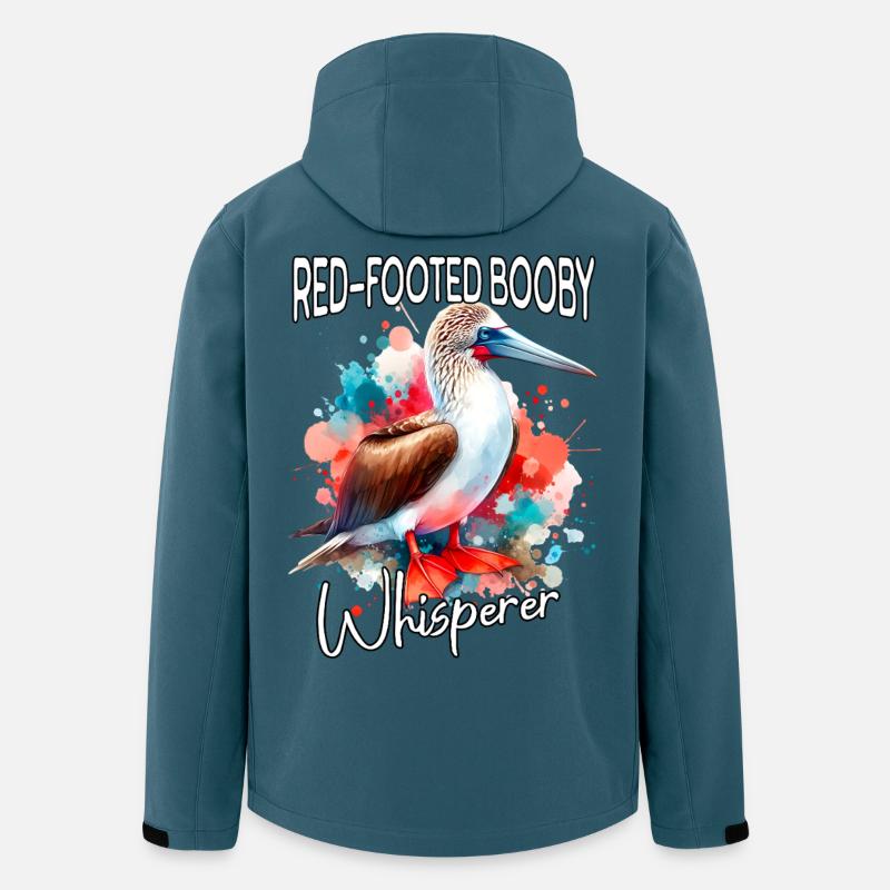 Rotfusstölpel Flüsterer - Recycelte Männer Softshell-Jacke von Stanley/Stella - Dunkles Petrol