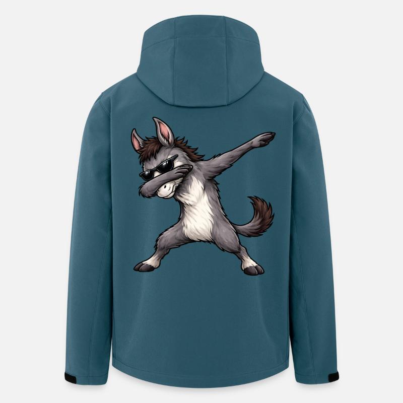 Dabbing Donkey - Men’s Recycled Softshell Jacket by Stanley/Stella - stargazer