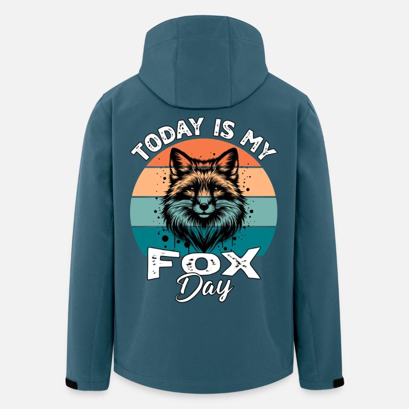 Red Fox Fox Fox - Men’s Recycled Softshell Jacket by Stanley/Stella - stargazer