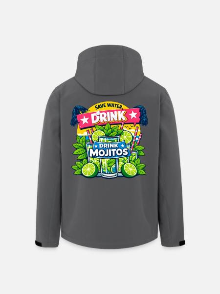 Save the water, drink Mojitos - Men’s Recycled Softshell Jacket by Stanley/Stella - stargazer