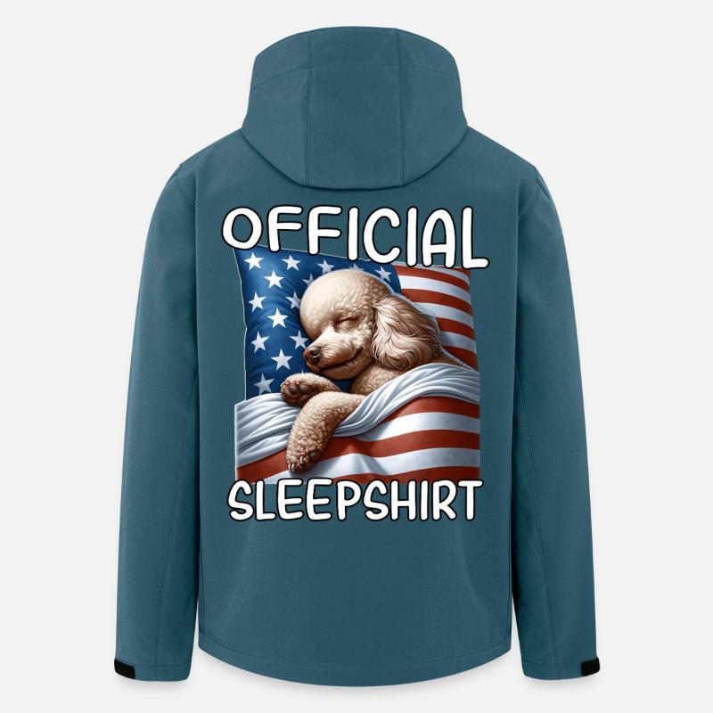 Pudel US Schlafshirt - Recycelte Männer Softshell-Jacke von Stanley/Stella - Dunkles Petrol