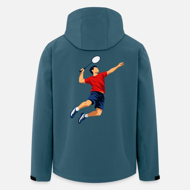 Badminton Smasher - Men’s Recycled Softshell Jacket by Stanley/Stella - stargazer