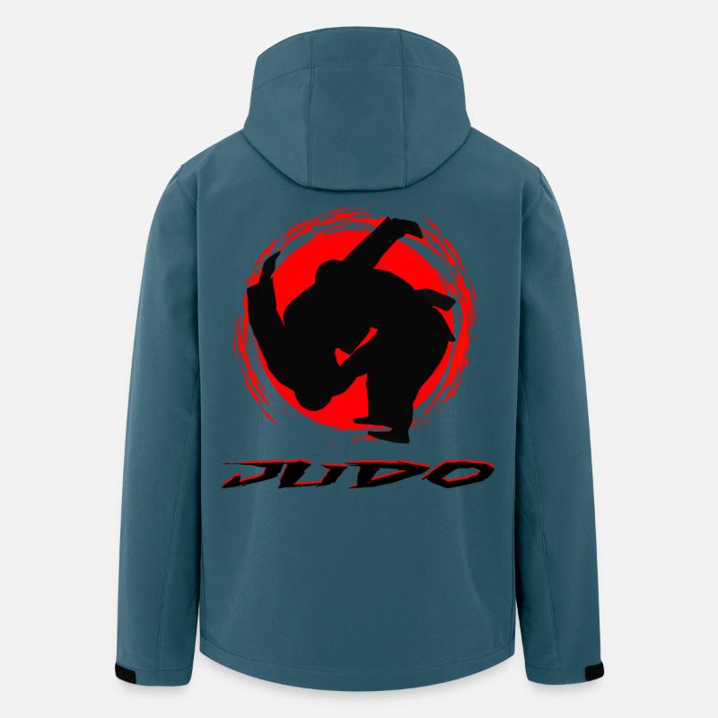 Judo - Recycelte Männer Softshell-Jacke von Stanley/Stella - Dunkles Petrol