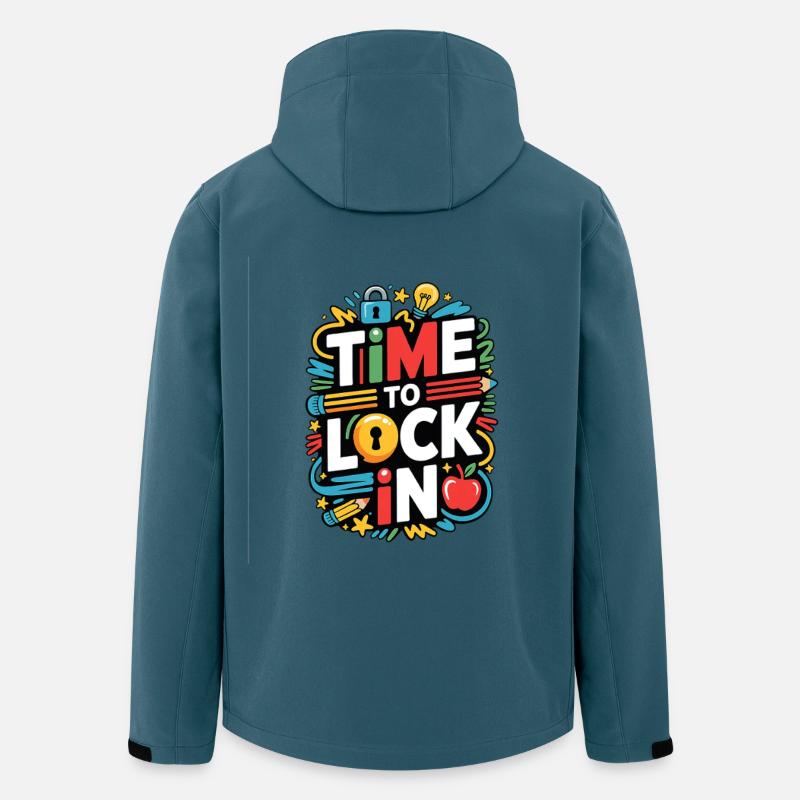 Time to Lock in Test Day Teachers Testing Day  - Men’s Recycled Softshell Jacket by Stanley/Stella - stargazer