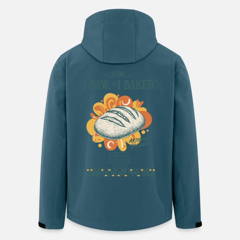 sourdough bread baking baker sourdough starter - Men’s Recycled Softshell Jacket by Stanley/Stella - stargazer