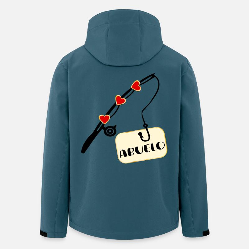 Spanien Großvater Fischer - Recycelte Männer Softshell-Jacke von Stanley/Stella - Dunkles Petrol