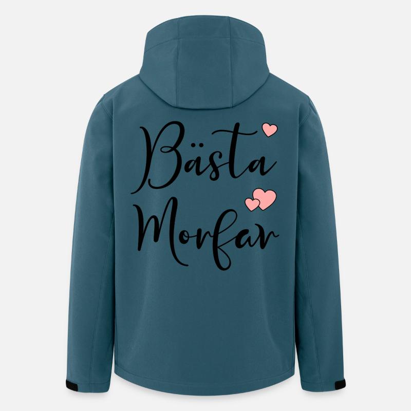 Schweden Bester Großvater - Recycelte Männer Softshell-Jacke von Stanley/Stella - Dunkles Petrol