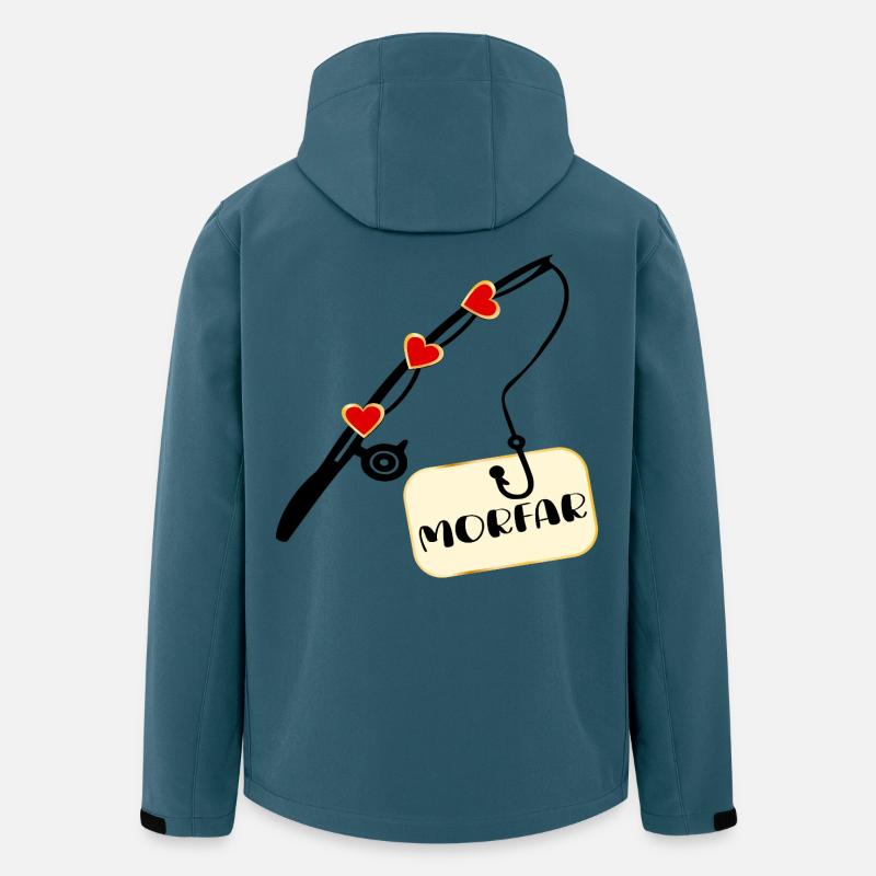 Opa Angelrute - Recycelte Männer Softshell-Jacke von Stanley/Stella - Dunkles Petrol