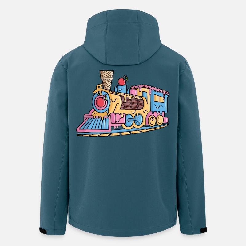 Dampflok Eiscreme Modelleisenbahn Eisenbahn - Veste softshell homme en polyester recyclé Stanley/Stella - bleu pétrole foncé