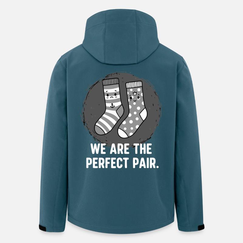 Perfektes Paar Socken - Recycelte Männer Softshell-Jacke von Stanley/Stella - Dunkles Petrol
