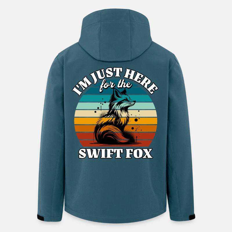 Lustige Swiftfuchs Sprüche - Recycelte Männer Softshell-Jacke von Stanley/Stella - Dunkles Petrol