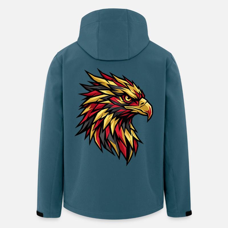 Germany Eagle Fan Sport Design - Men’s Recycled Softshell Jacket by Stanley/Stella - stargazer