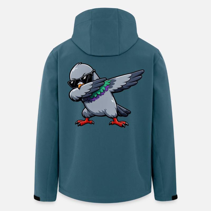 Dabbing Pigeon - Men’s Recycled Softshell Jacket by Stanley/Stella - stargazer