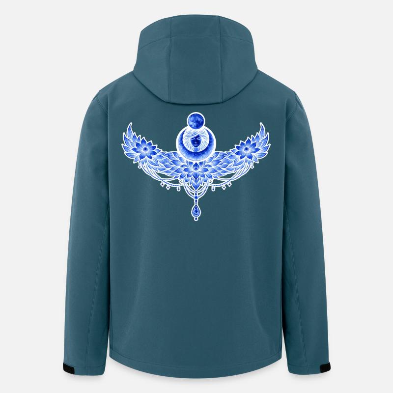 Blue winged moon - Men’s Recycled Softshell Jacket by Stanley/Stella - stargazer