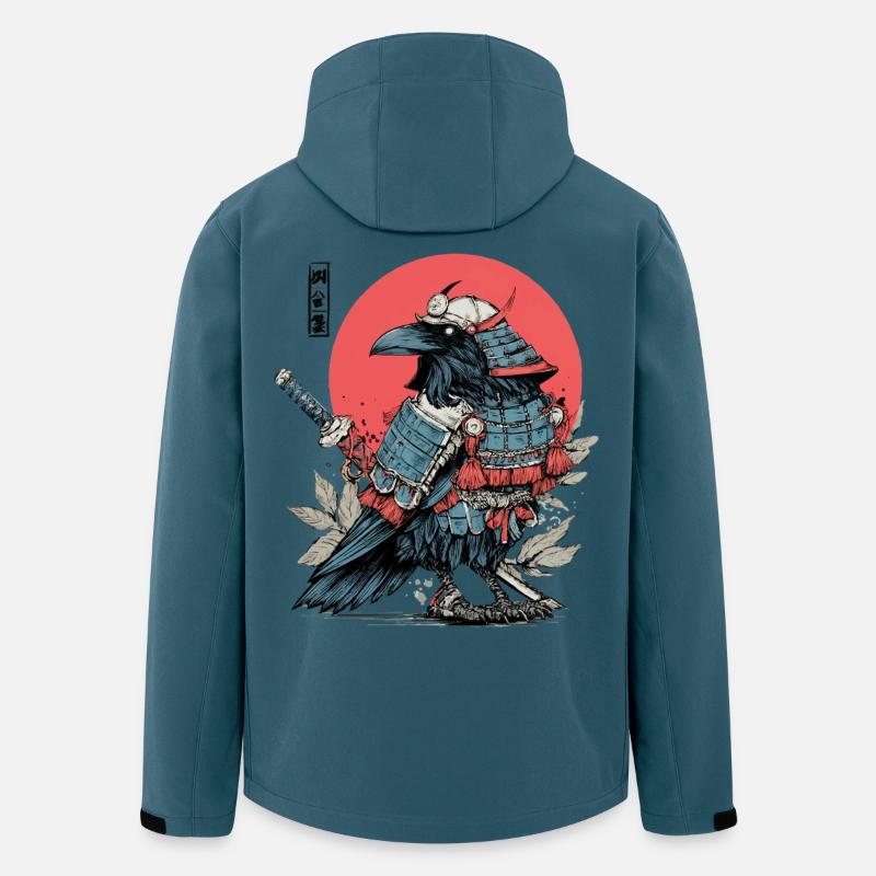 Crimson Samurai Raven Armor - Men’s Recycled Softshell Jacket by Stanley/Stella - stargazer