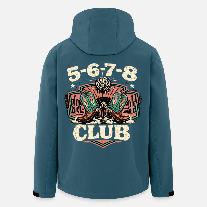 5-6-7-8 Club - Recycelte Männer Softshell-Jacke von Stanley/Stella - Dunkles Petrol