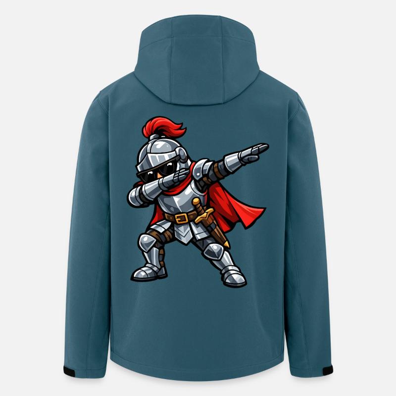 Dabbing Knight - Men’s Recycled Softshell Jacket by Stanley/Stella - stargazer