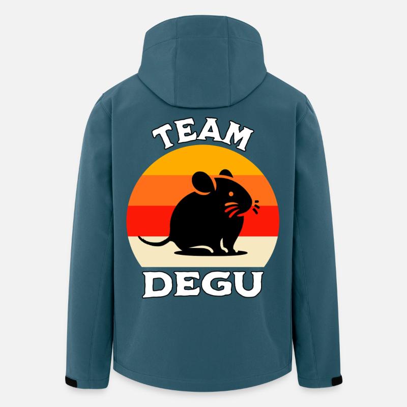 Team Degu - Veste softshell homme en polyester recyclé Stanley/Stella - bleu pétrole foncé
