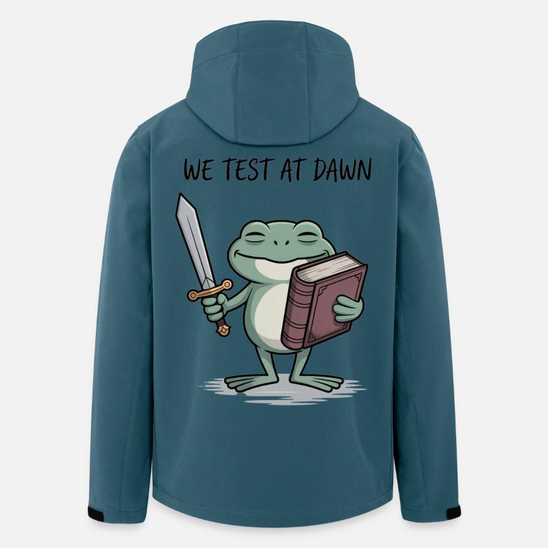 Froschritter Morgenröte - Recycelte Männer Softshell-Jacke von Stanley/Stella - Dunkles Petrol