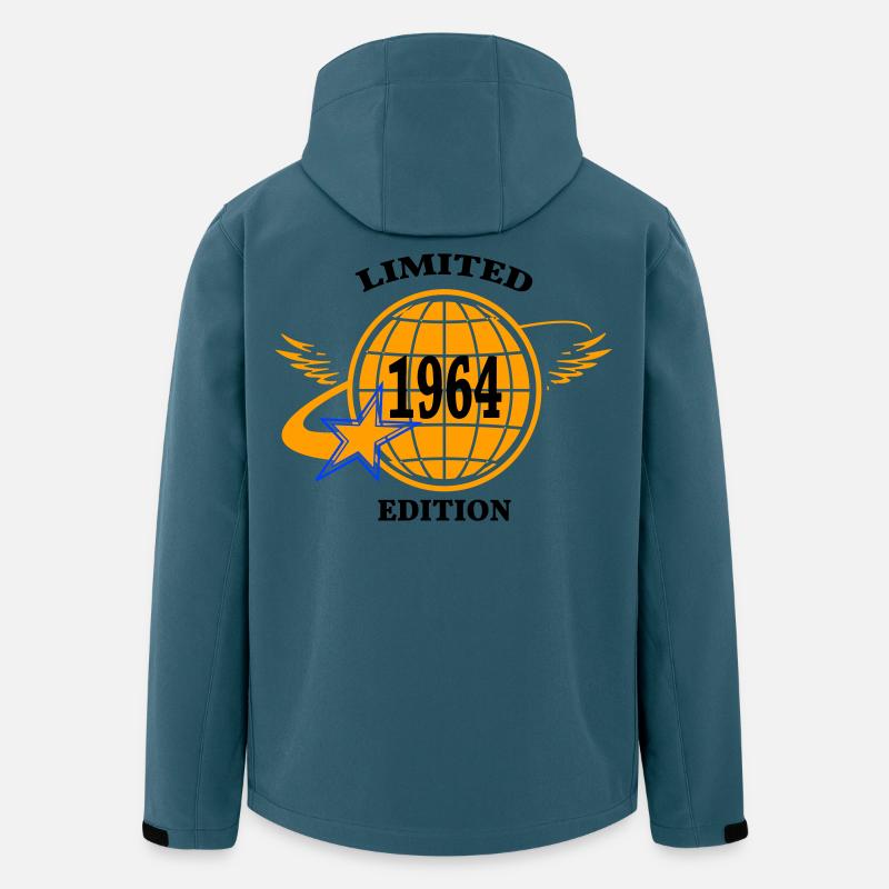 1964 - Veste softshell homme en polyester recyclé Stanley/Stella - bleu pétrole foncé