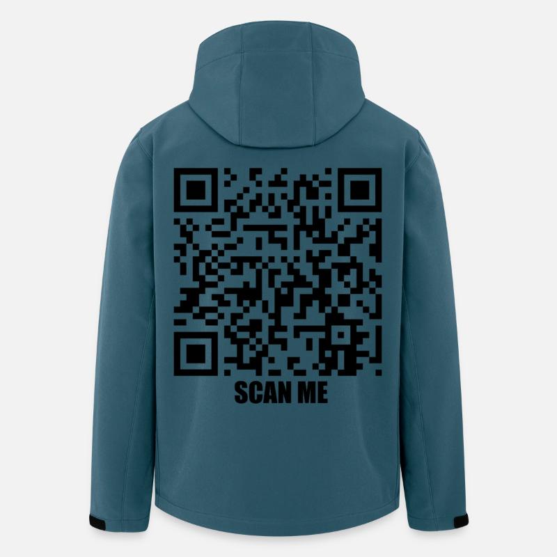 Quote Message – Smile At Me - Recycelte Männer Softshell-Jacke von Stanley/Stella - Dunkles Petrol