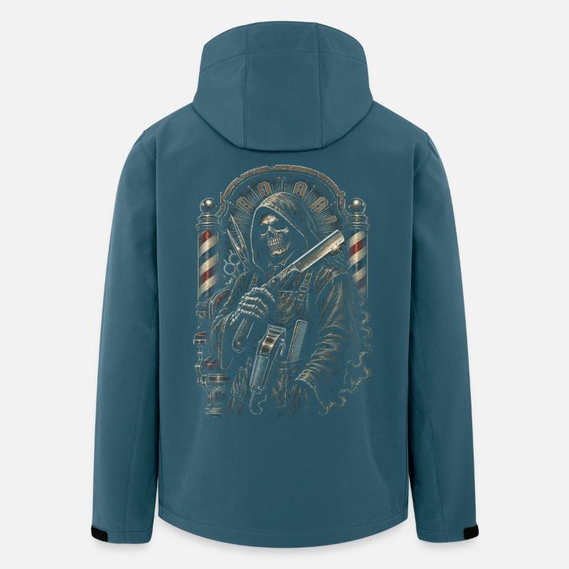 Barber Barbier - Veste softshell homme en polyester recyclé Stanley/Stella - bleu pétrole foncé