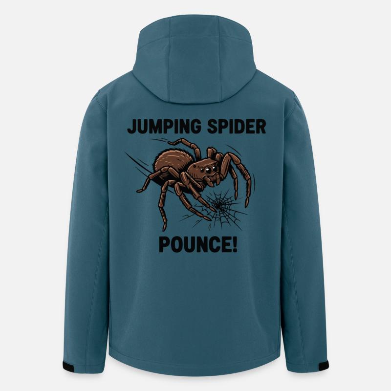 Araignée Sauteuse Pounce Jumping Spider - Men’s Recycled Softshell Jacket by Stanley/Stella - stargazer