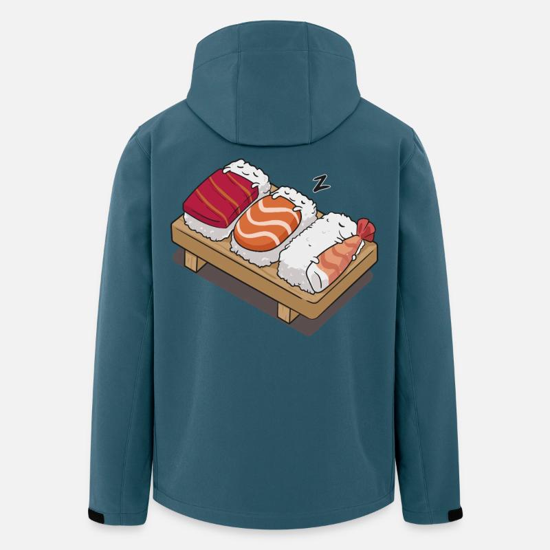 Baby-Sushi - Recycelte Männer Softshell-Jacke von Stanley/Stella - Dunkles Petrol