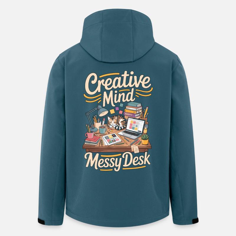 Graphic Designer Creative Mind Visual Designer - Men’s Recycled Softshell Jacket by Stanley/Stella - stargazer